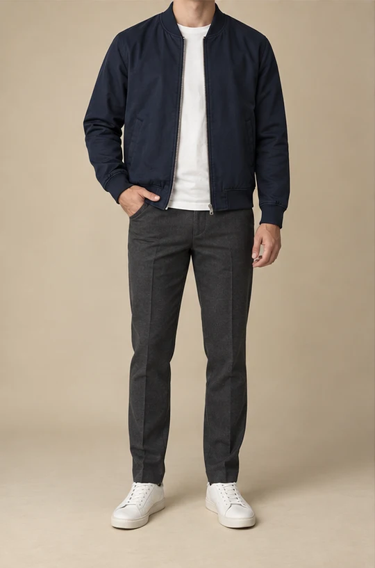 Veste portée de face